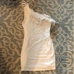 White one shoulder dress
